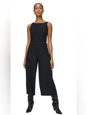 Aritzia Wilfred Écoulement Wide-Leg Jumpsuit in Black